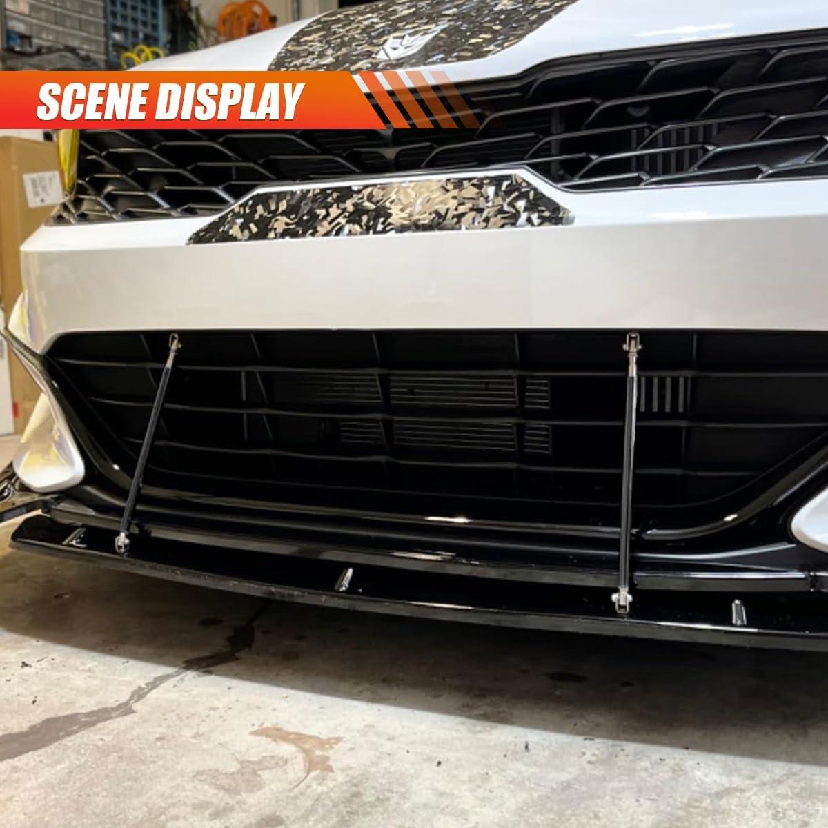 Varillas de Soporte Ajustables LHDOS para Parachoques Coche Negro