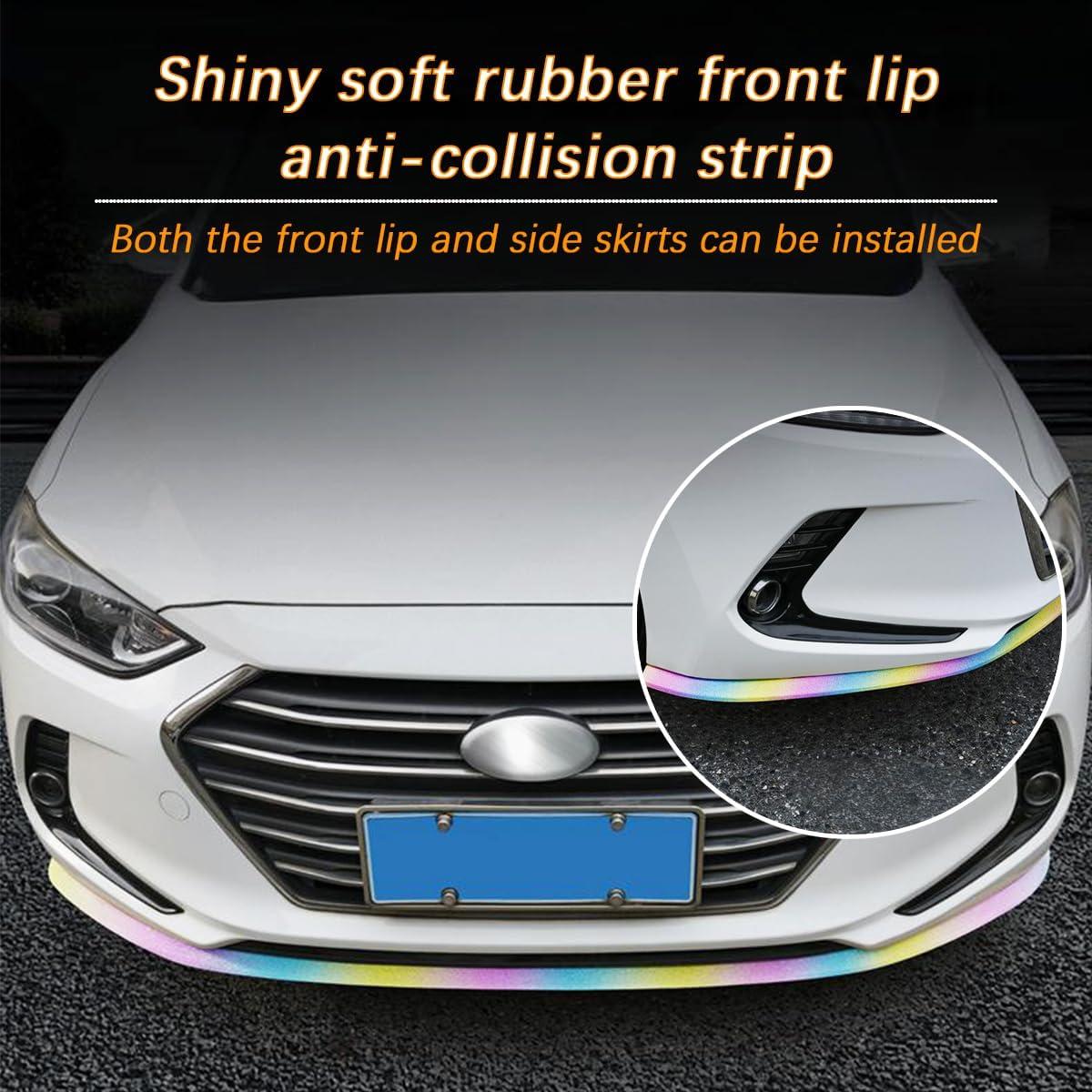 Spoiler de Parachoques Delantero Sandfren 2.5m Goma Universal Negro