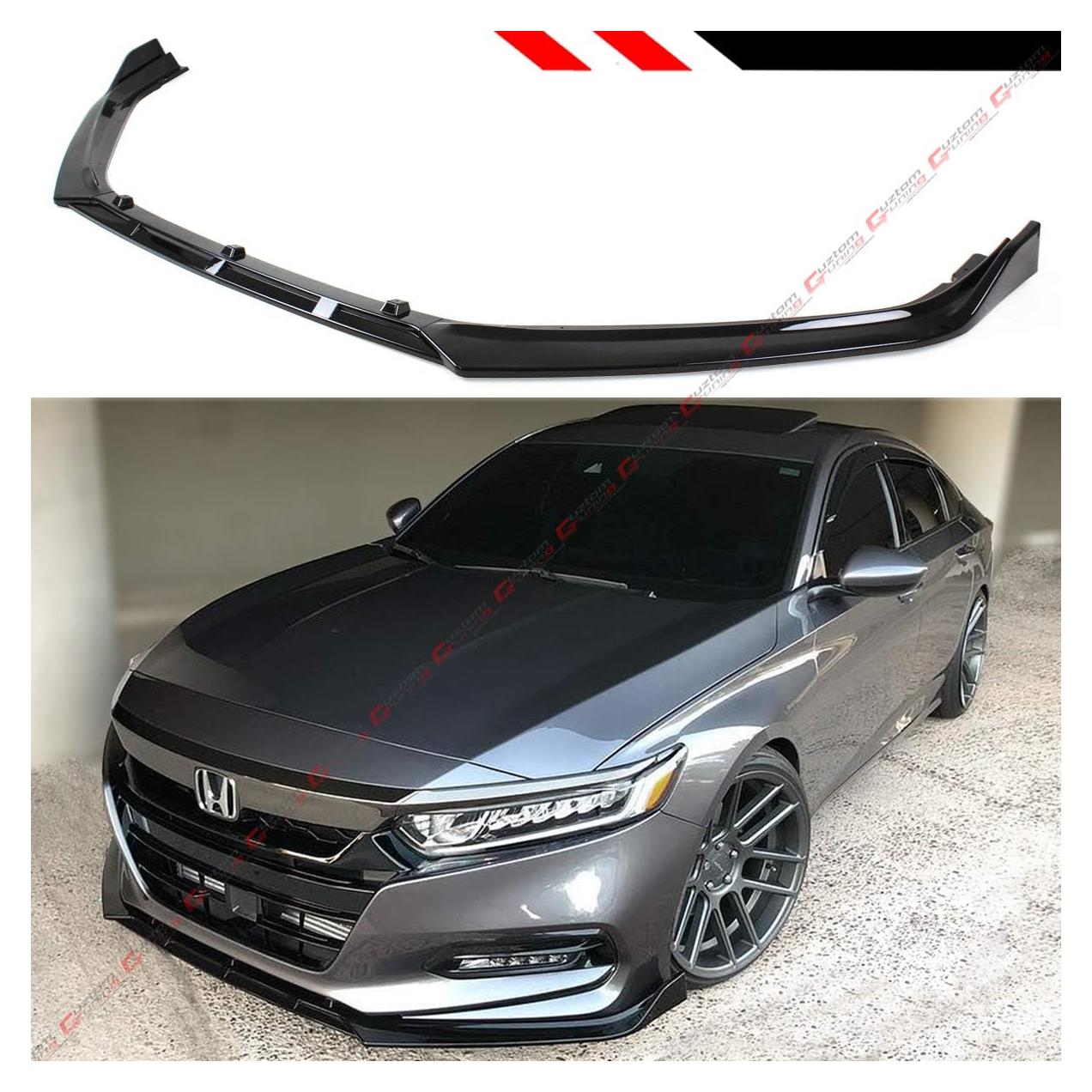Divisor de Labio Frontal 3 Piezas Cuztom Tuning Honda Accord 2018-2020
