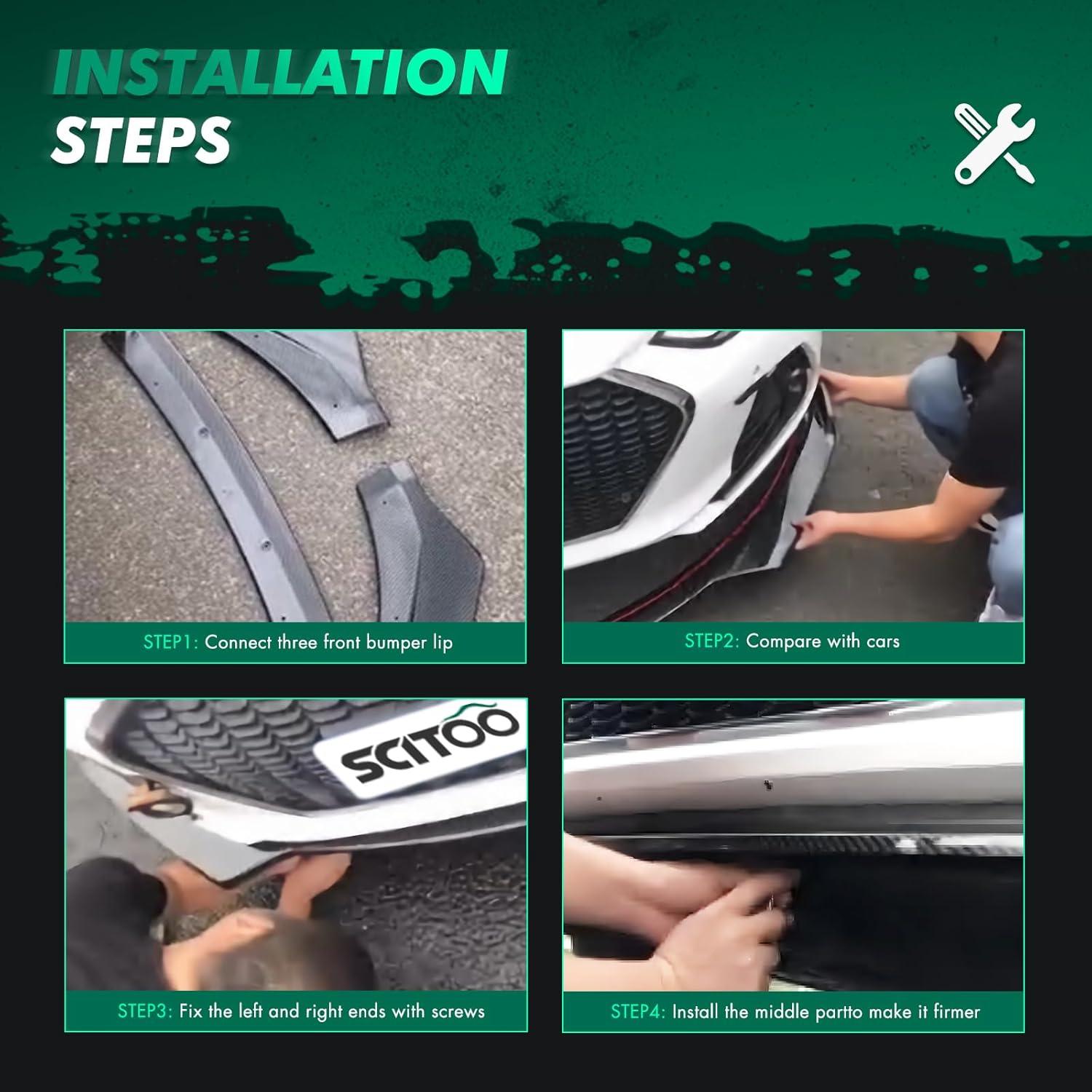 Divisor de Labio Frontal SCITOO para Honda Accord 2018-2021