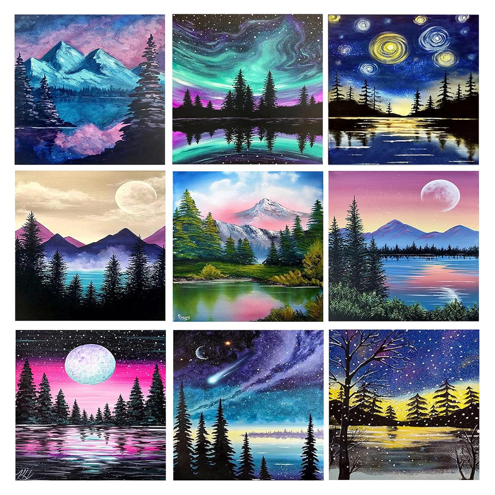 Kit de Pintura de Diamante TWBB 9 Piezas 30x30 cm