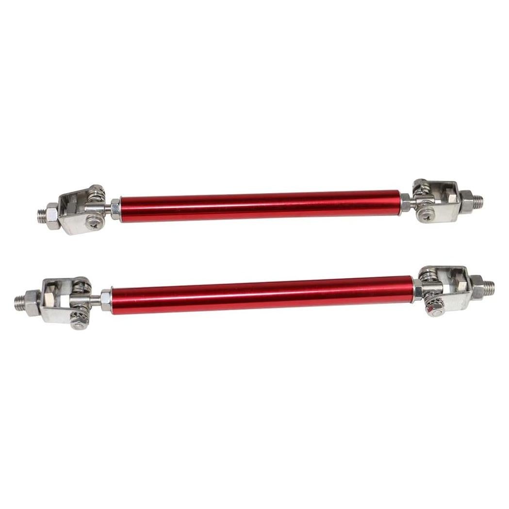 Labio Divisor Ajustable IKON MOTORSPORTS 2PCS Rojo Universal