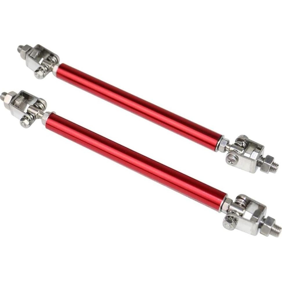 Labio Divisor Ajustable IKON MOTORSPORTS 2PCS Rojo Universal