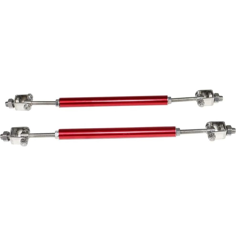 Labio Divisor Ajustable IKON MOTORSPORTS 2PCS Rojo Universal