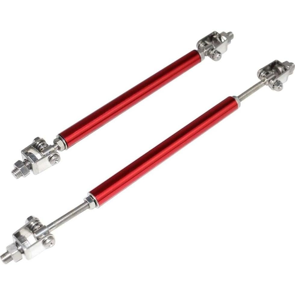 Labio Divisor Ajustable IKON MOTORSPORTS 2PCS Rojo Universal