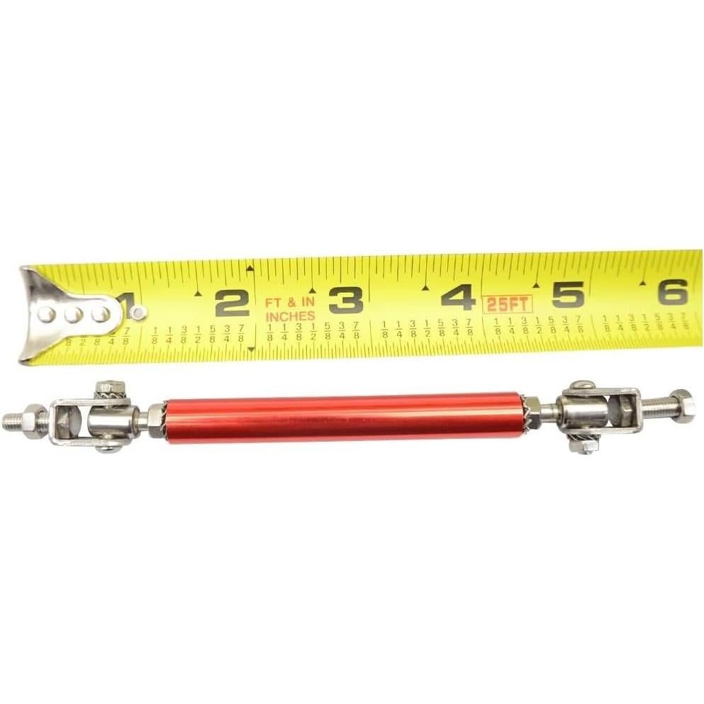 Labio Divisor Ajustable IKON MOTORSPORTS 2PCS Rojo Universal