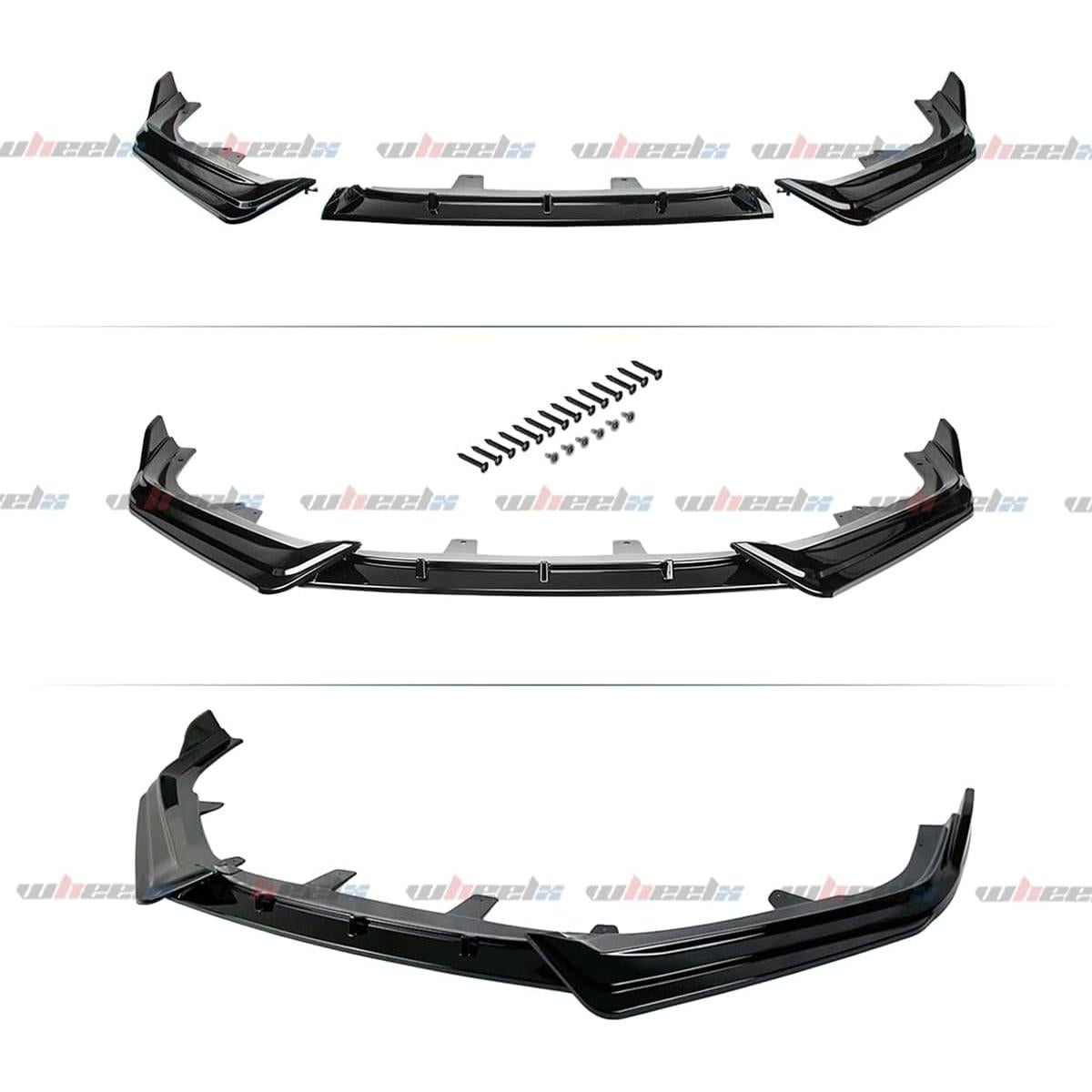 Labio Frontal WheelX para Honda Accord 2021-2022 Negro Brillante