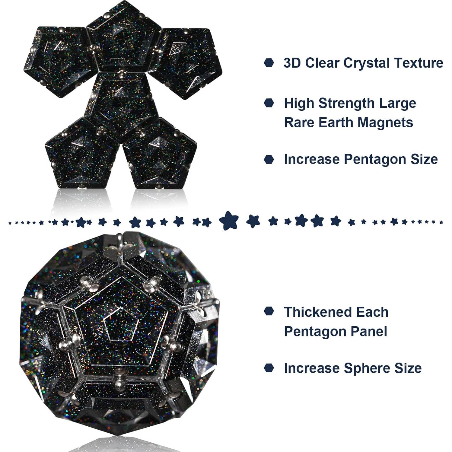 Esfera Magnética Antiestrés LAFFTRAK - Set 12 Piezas