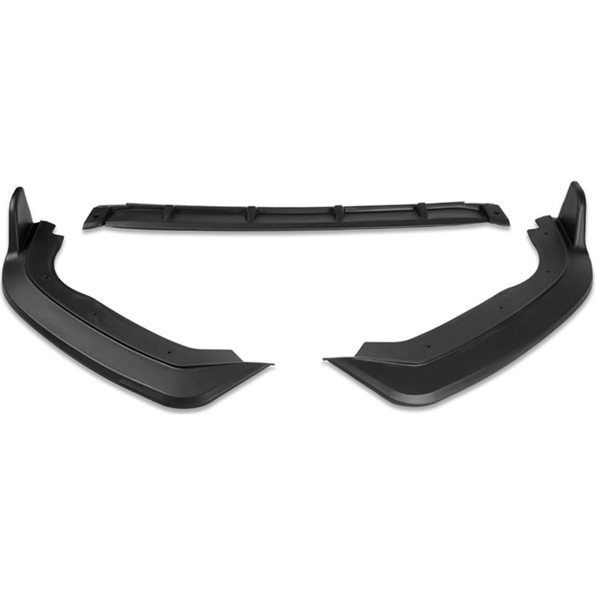 Alerón Frontal 3 Piezas Auto Dynasty Negro Mate Honda Fit 2018-2020