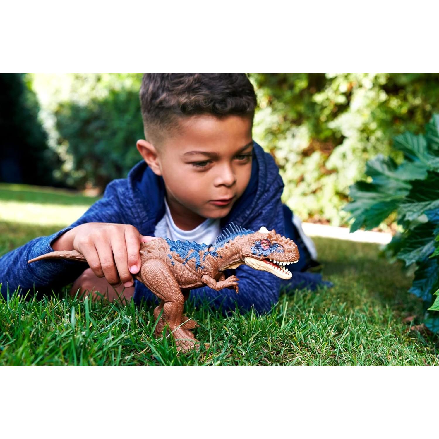 Figura de Acción Rajasaurus Mattel Jurassic World 33 cm con Sonido