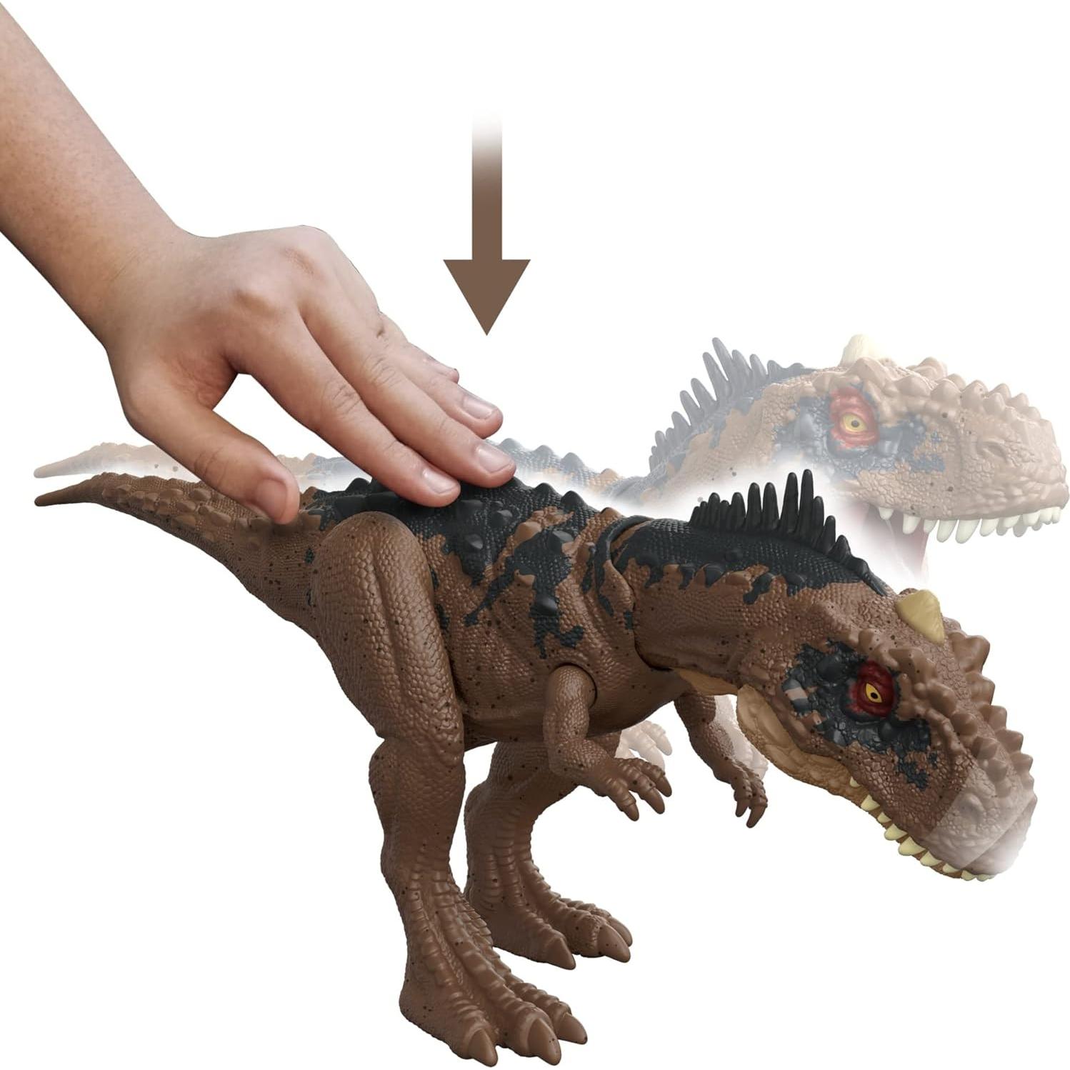 Figura de Acción Rajasaurus Mattel Jurassic World 33 cm con Sonido