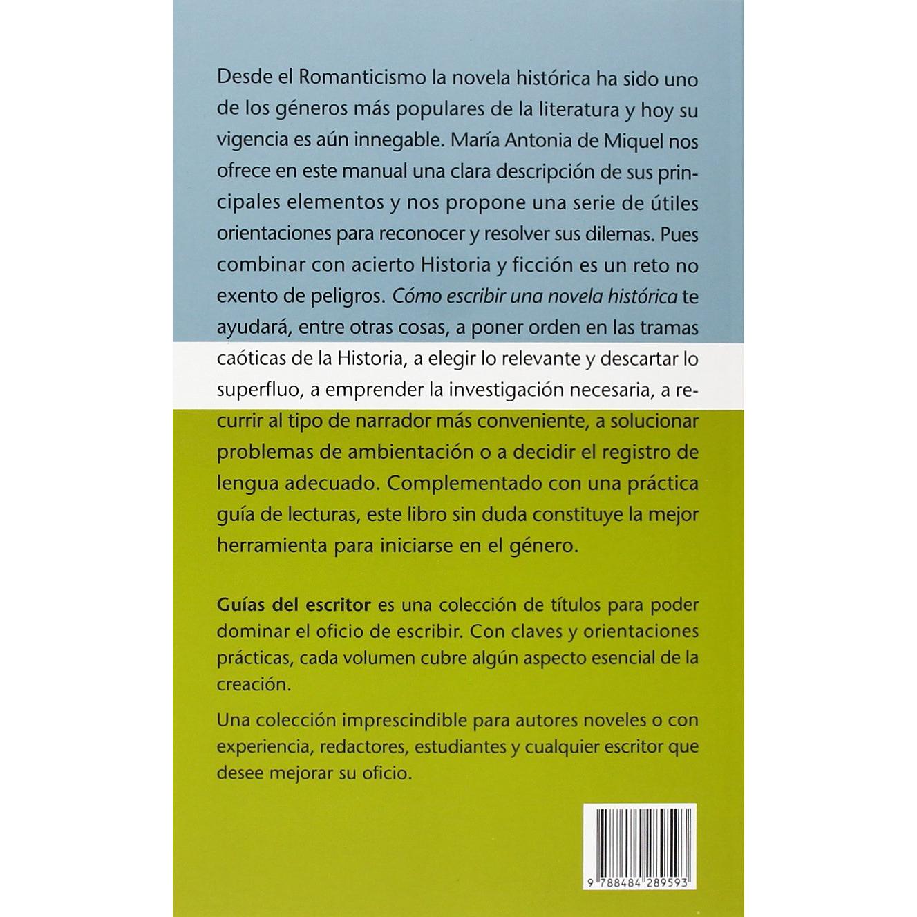 Cómo escribir una novela histórica