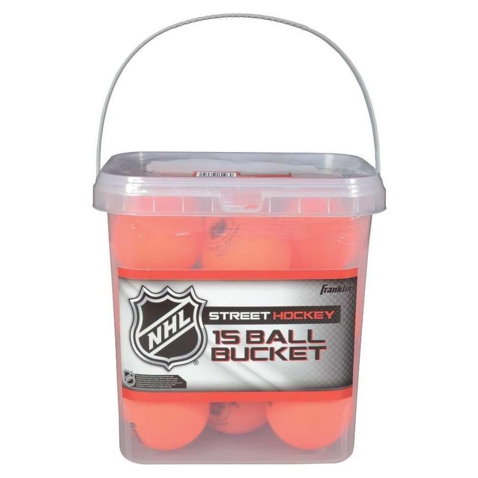 Pelotas de Hockey Callejero Franklin Sports - 15 Piezas Naranja