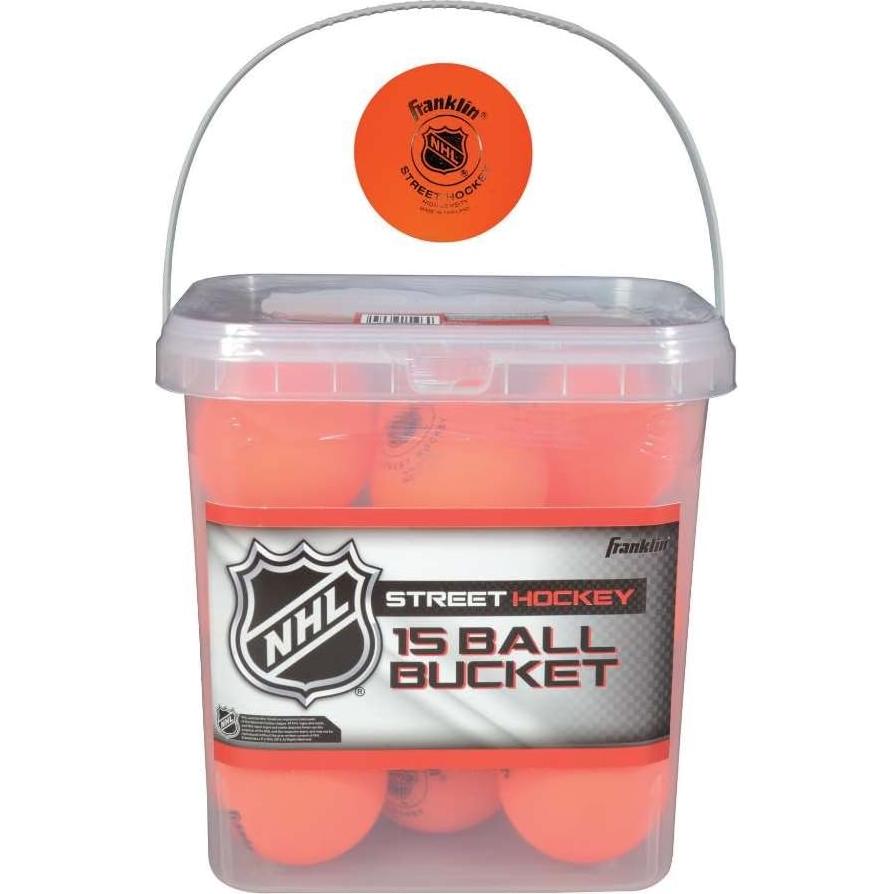 Pelotas de Hockey Callejero Franklin Sports - 15 Piezas Naranja