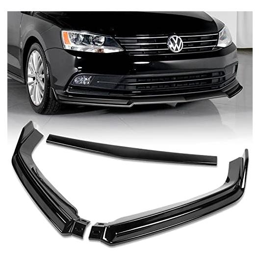 Kit de labio de parachoques delantero 3 piezas DriftX para Jetta 2015-2018