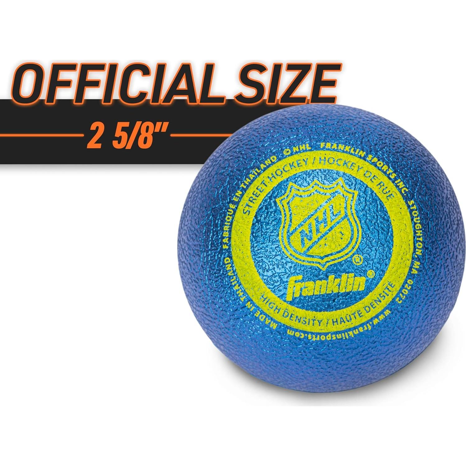 Pelotas de Hockey Callejero Franklin Sports NHL - Bolsa de 3