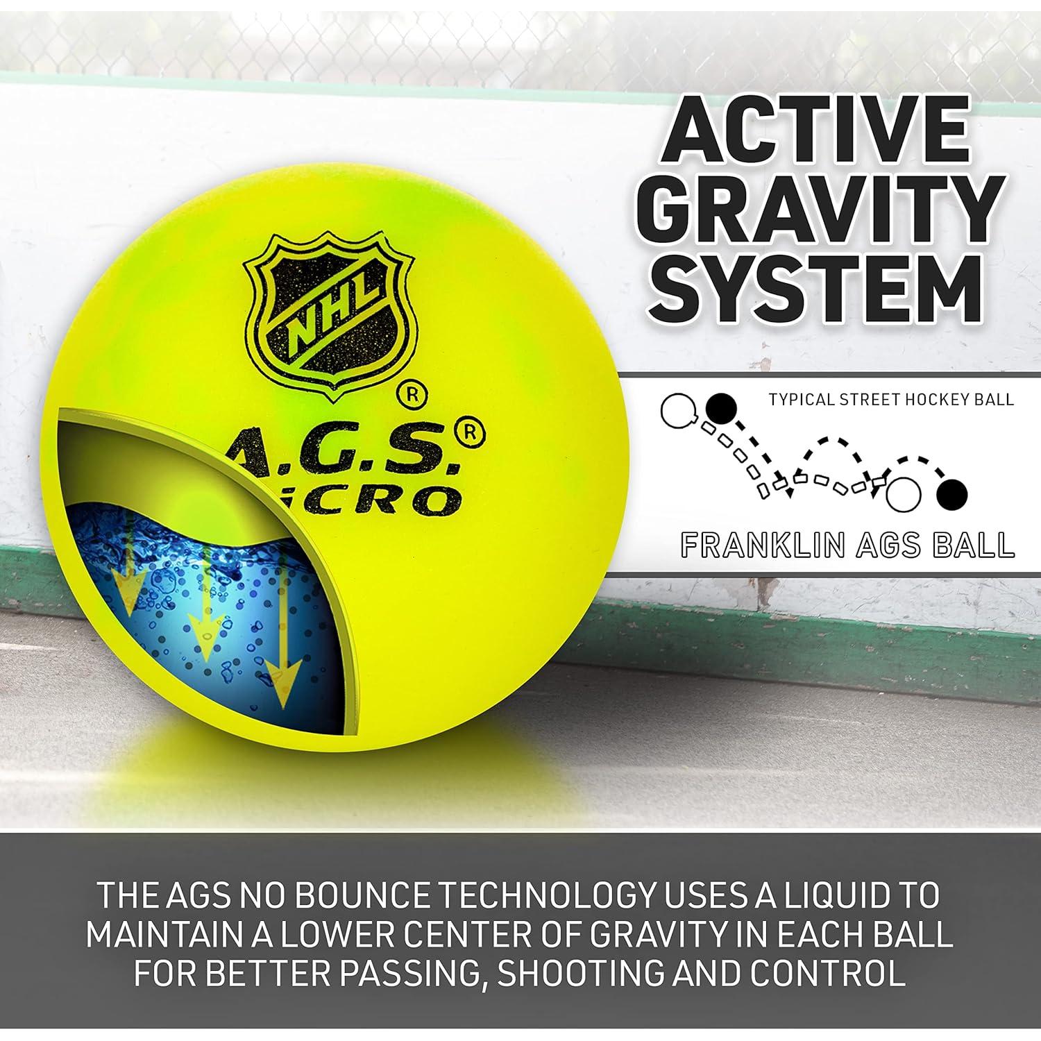 Pelotas de Hockey Callejero Franklin Sports - Paquete de 2