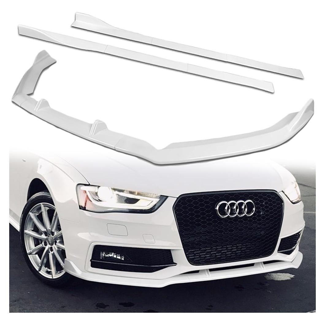 Extensiones de Labio de Parachoques W-POWER para Audi A4/S4 2013-2016