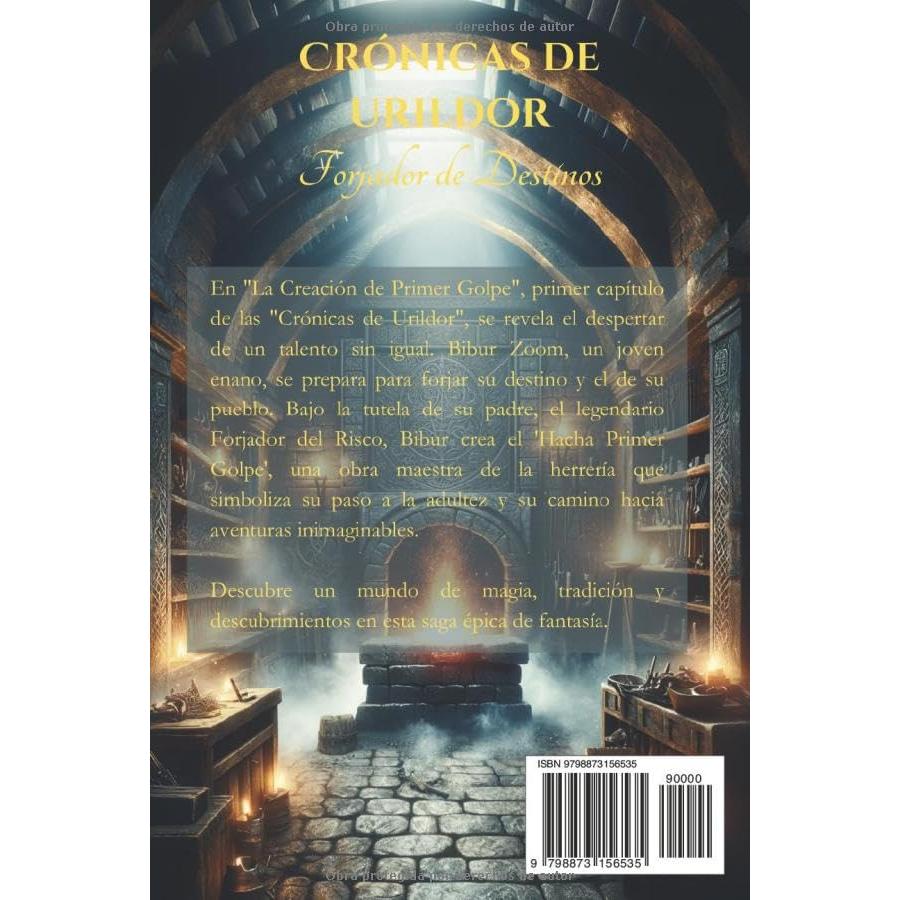 FORJADOR DE DESTINOS. CRÓNICAS DE URILDOR. La creación de Primer Golpe: Fantasía Épica y Forja de Destinos: El Viaje Comienza en Urildor (Spanish Edition)
