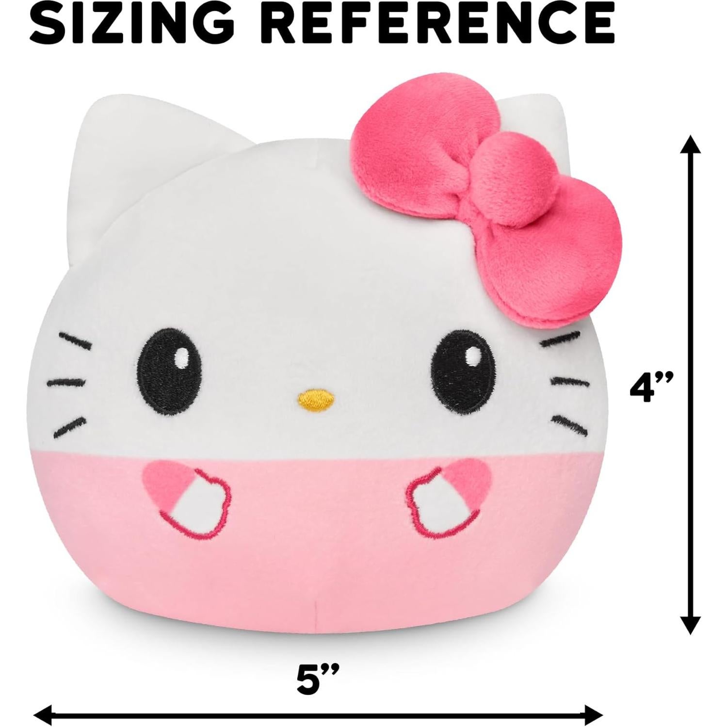 Peluche Reversible TeeTurtle Hello Kitty 50 Aniversario Rosa
