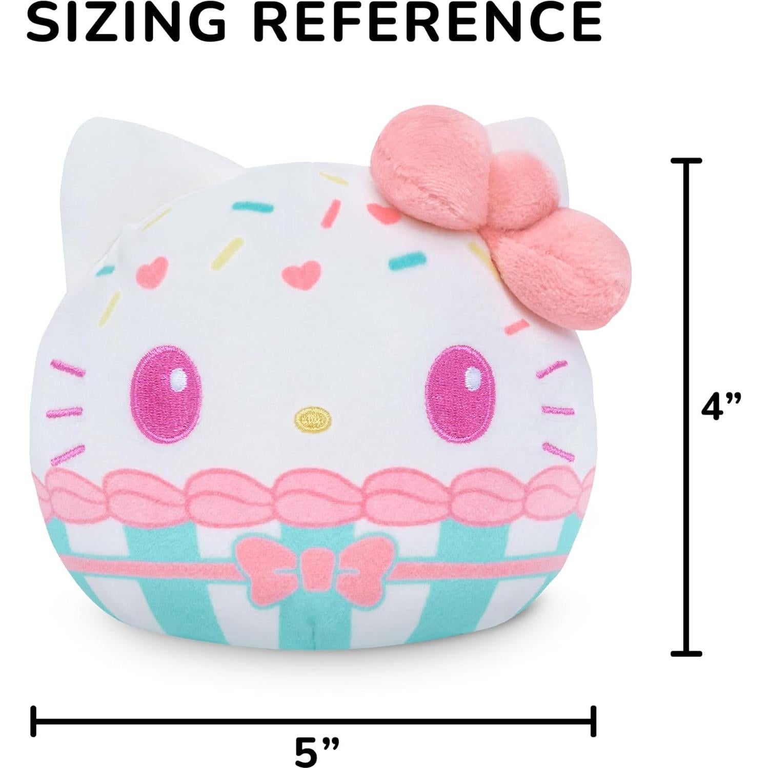 Peluchito Reversible TeeTurtle Hello Kitty Cupcake 10cm