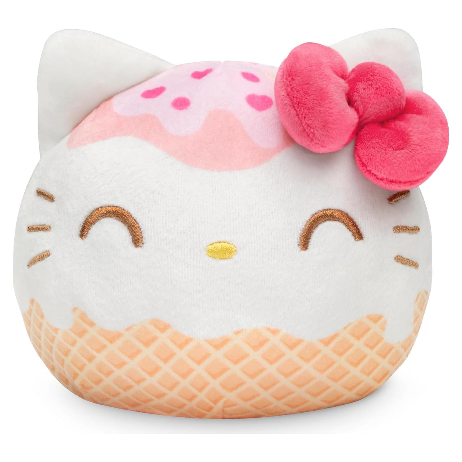 Peluche Reversible TeeTurtle Hello Kitty Helado 10 cm