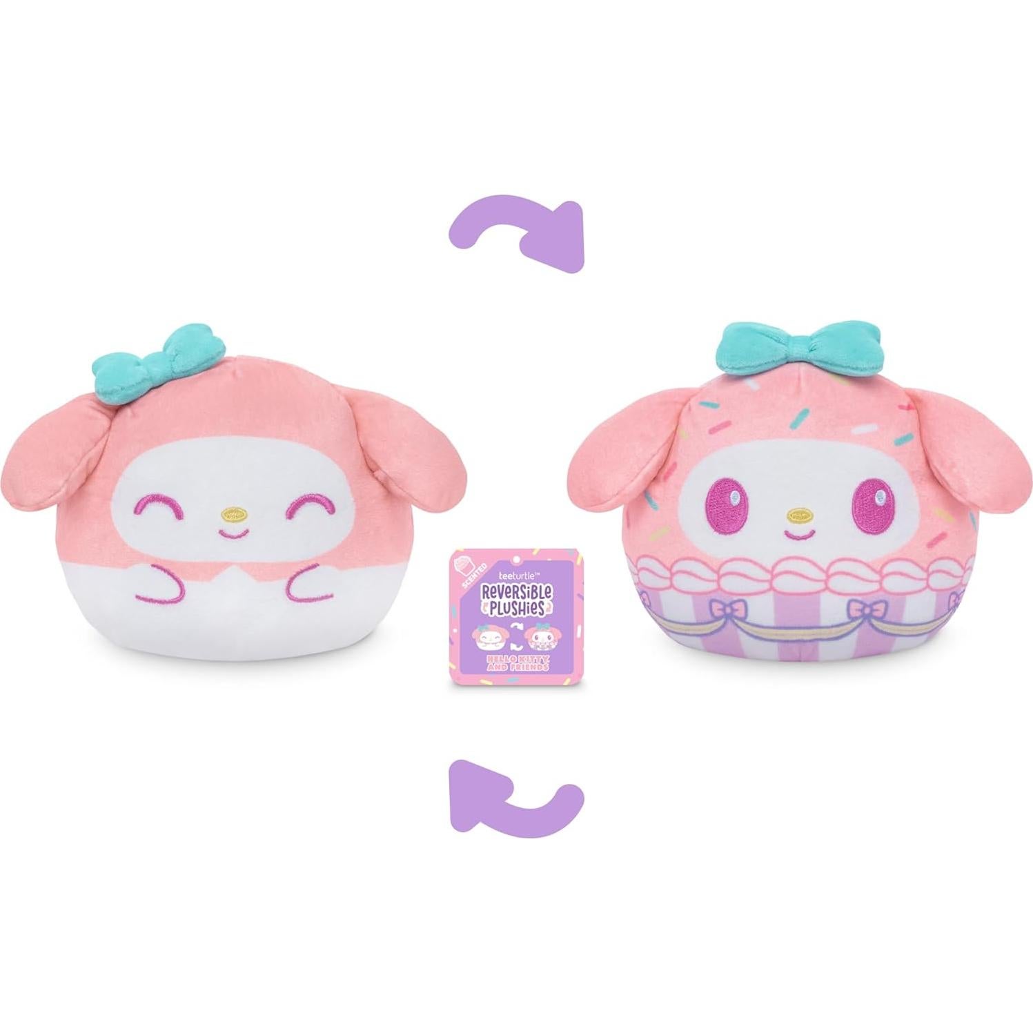 Peluches Reversibles TeeTurtle My Melody 10 cm Kawaii