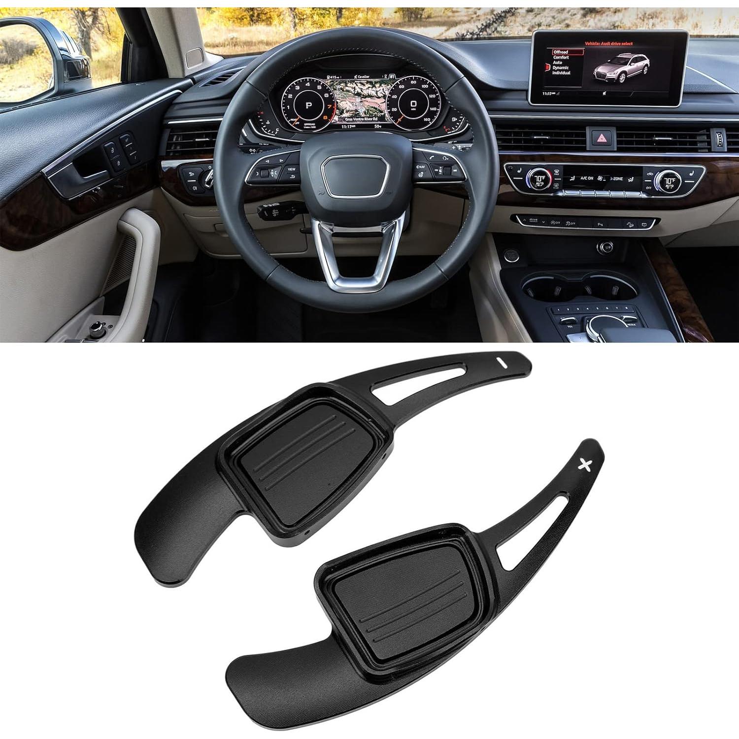 Juego de 2 Palancas de Cambio para Volante BTIHCEUOT A3 A4 A5 A6 A7 Q3 Q5