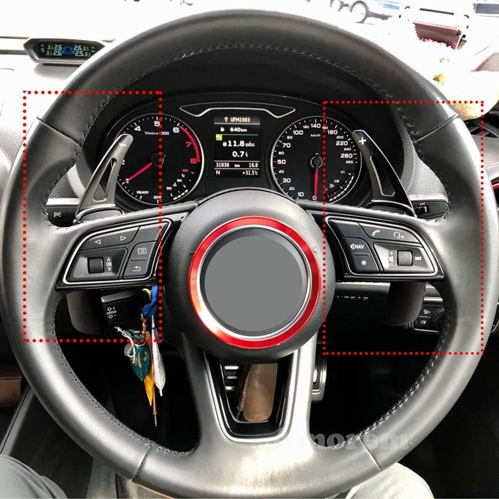 Palanca de Cambio Extensión Audi Sanrily Aluminio Negro 2 Piezas