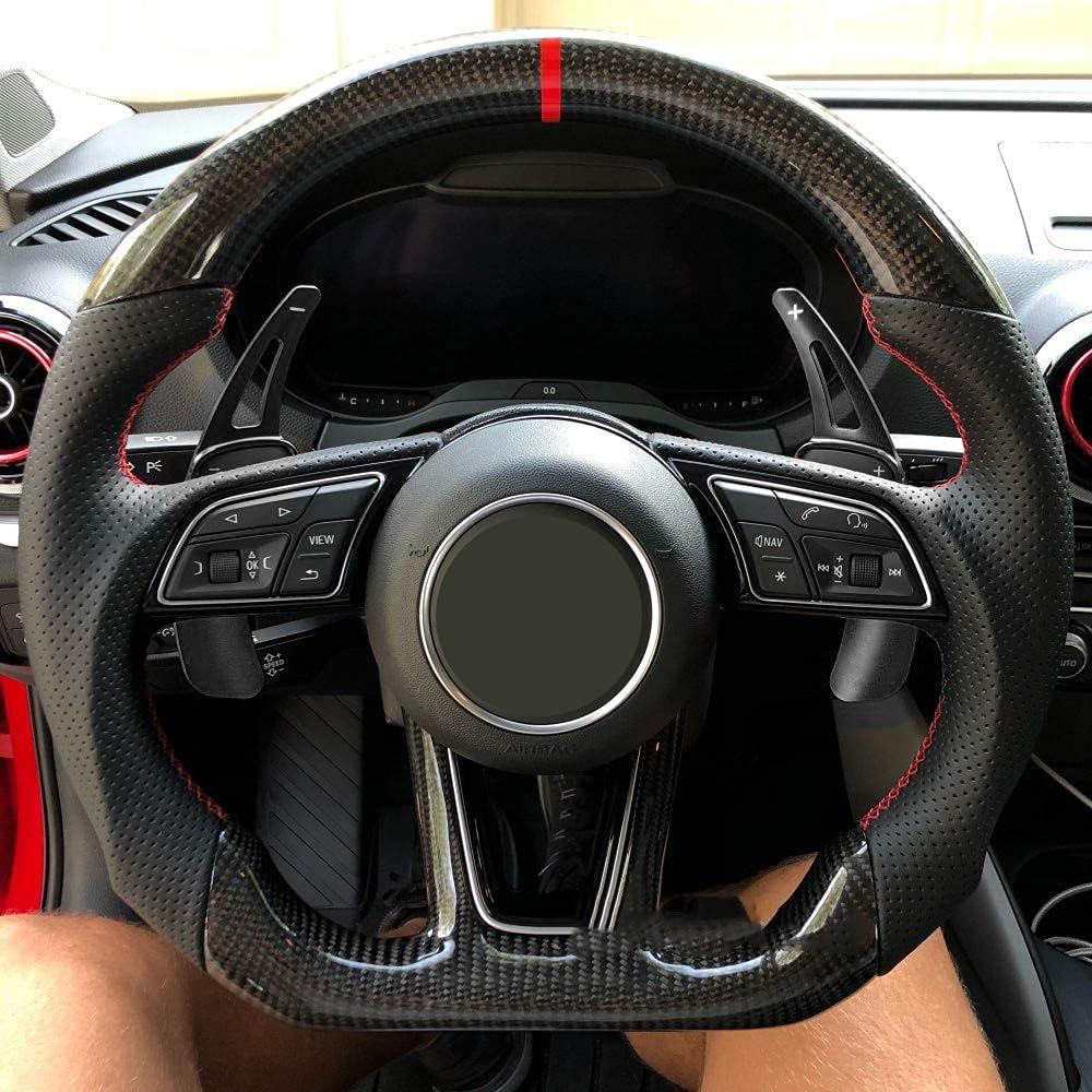 Palanca de Cambio Extensión Audi Sanrily Aluminio Negro 2 Piezas