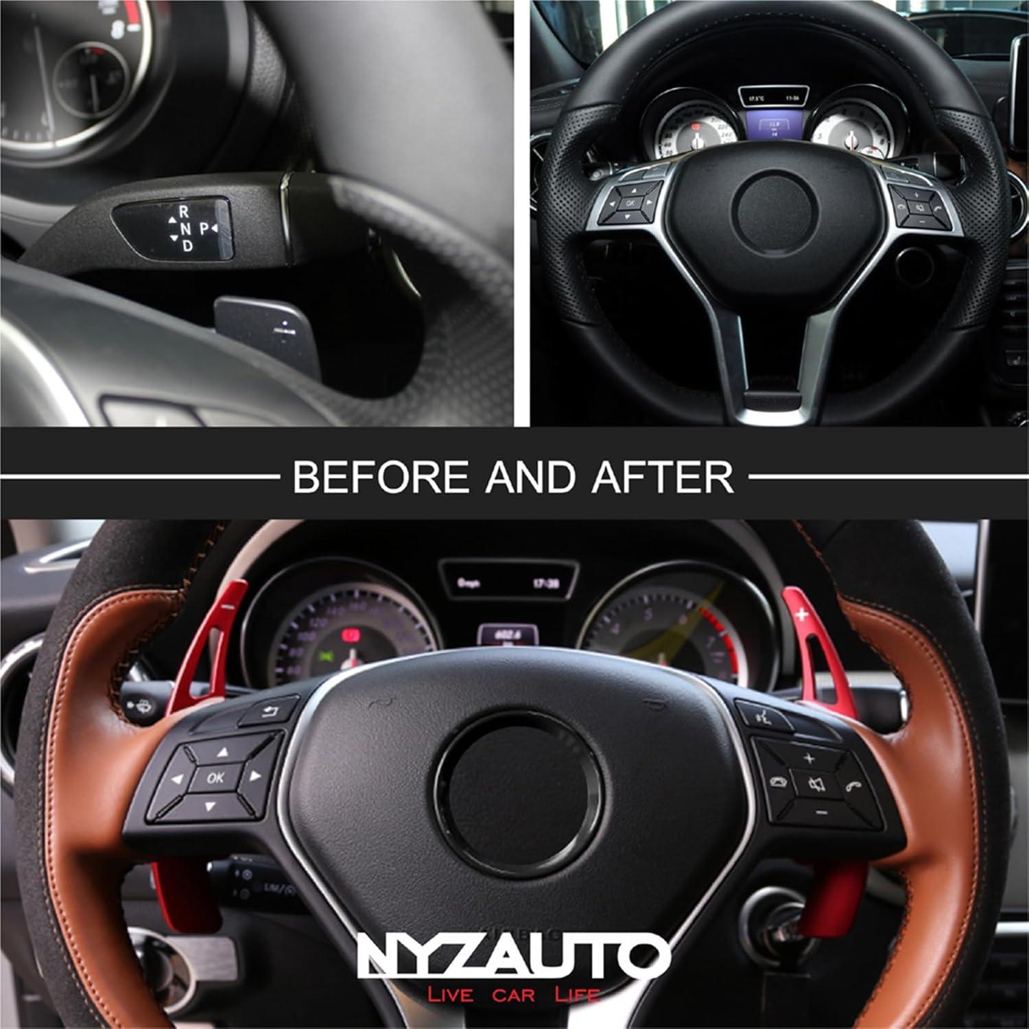 Extensión de Palanca de Cambio NYZAUTO Modelo A Rojo Aluminio