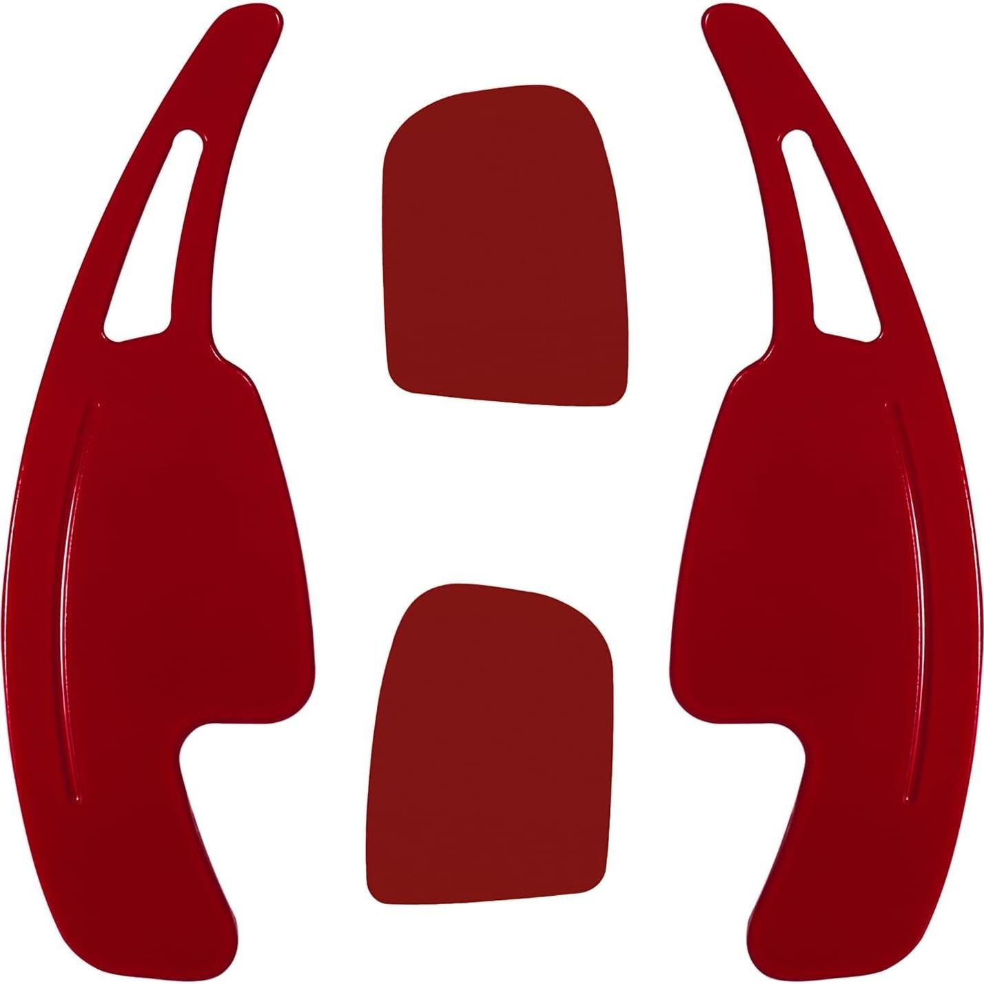 Extensiones de Palanca de Cambio Audi A4 A3 A5 Q5 Q7 Q8 2017-2021 Rojo