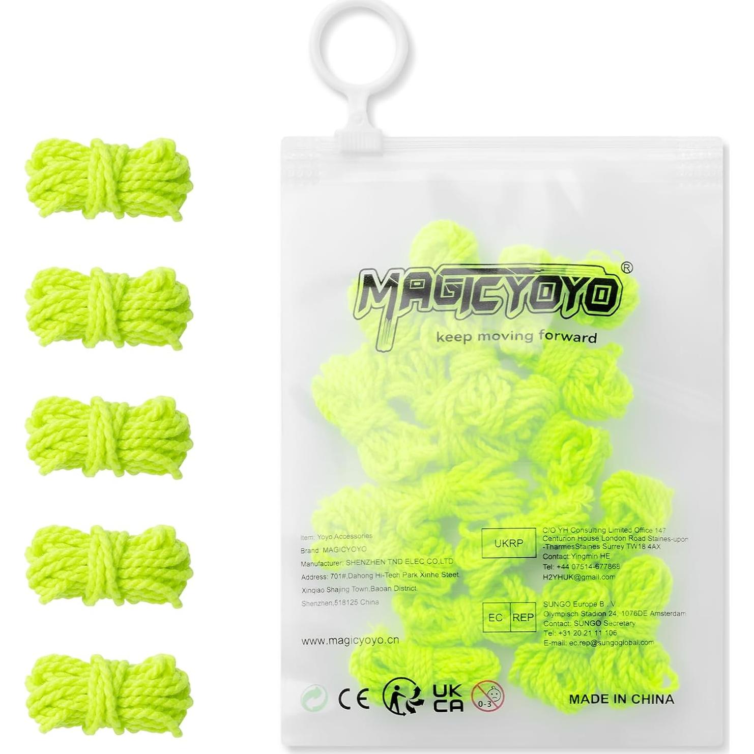 Cuerdas de Yoyo YOSTAR Brillantes 15 Piezas 100% Poliester