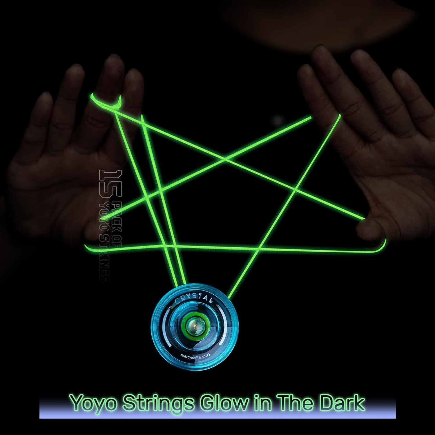 Cuerdas de Yoyo YOSTAR Brillantes 15 Piezas 100% Poliester