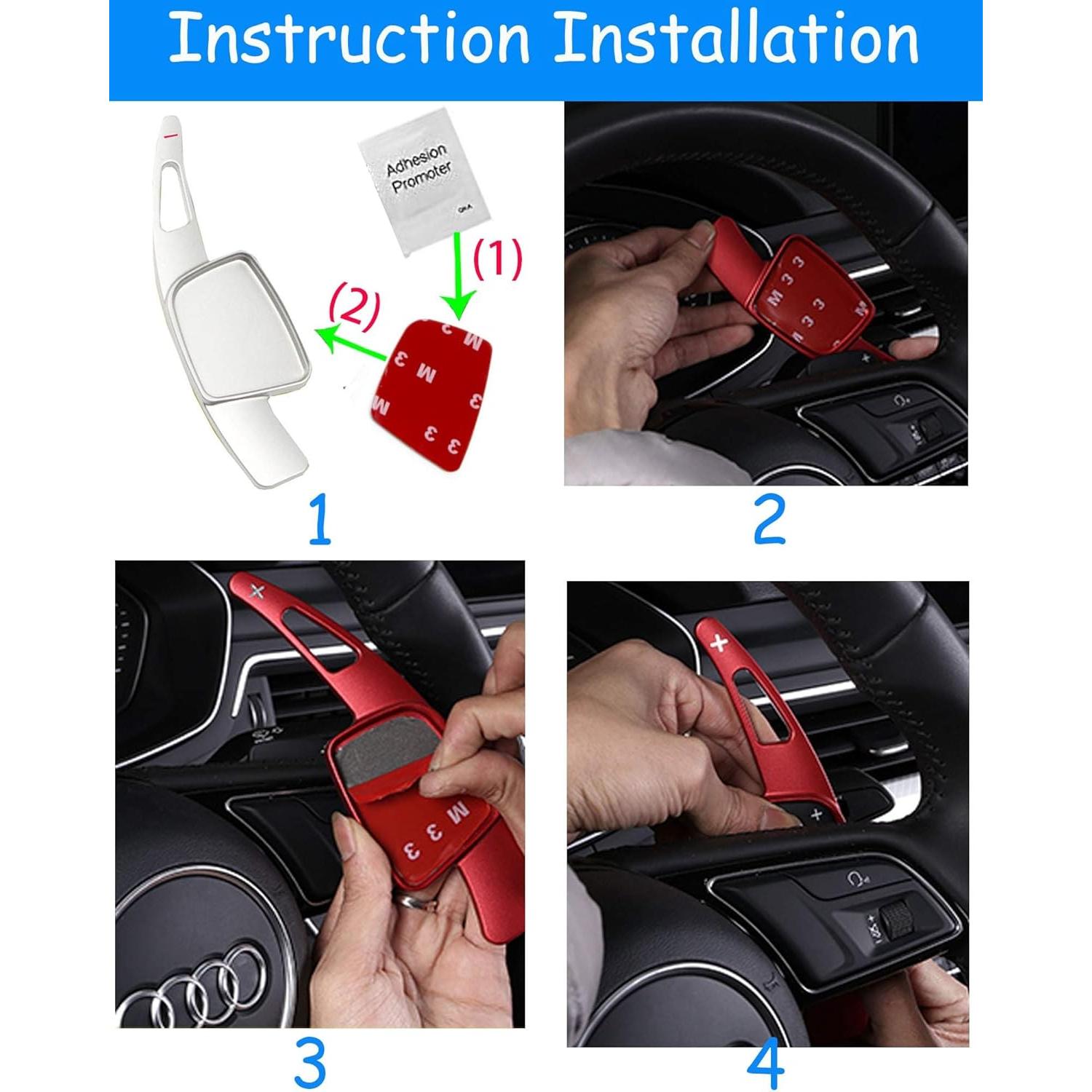 Extensión de Palanca de Cambio TTCR-II para Audi A4/S4/Q5/Q3 2017-2024
