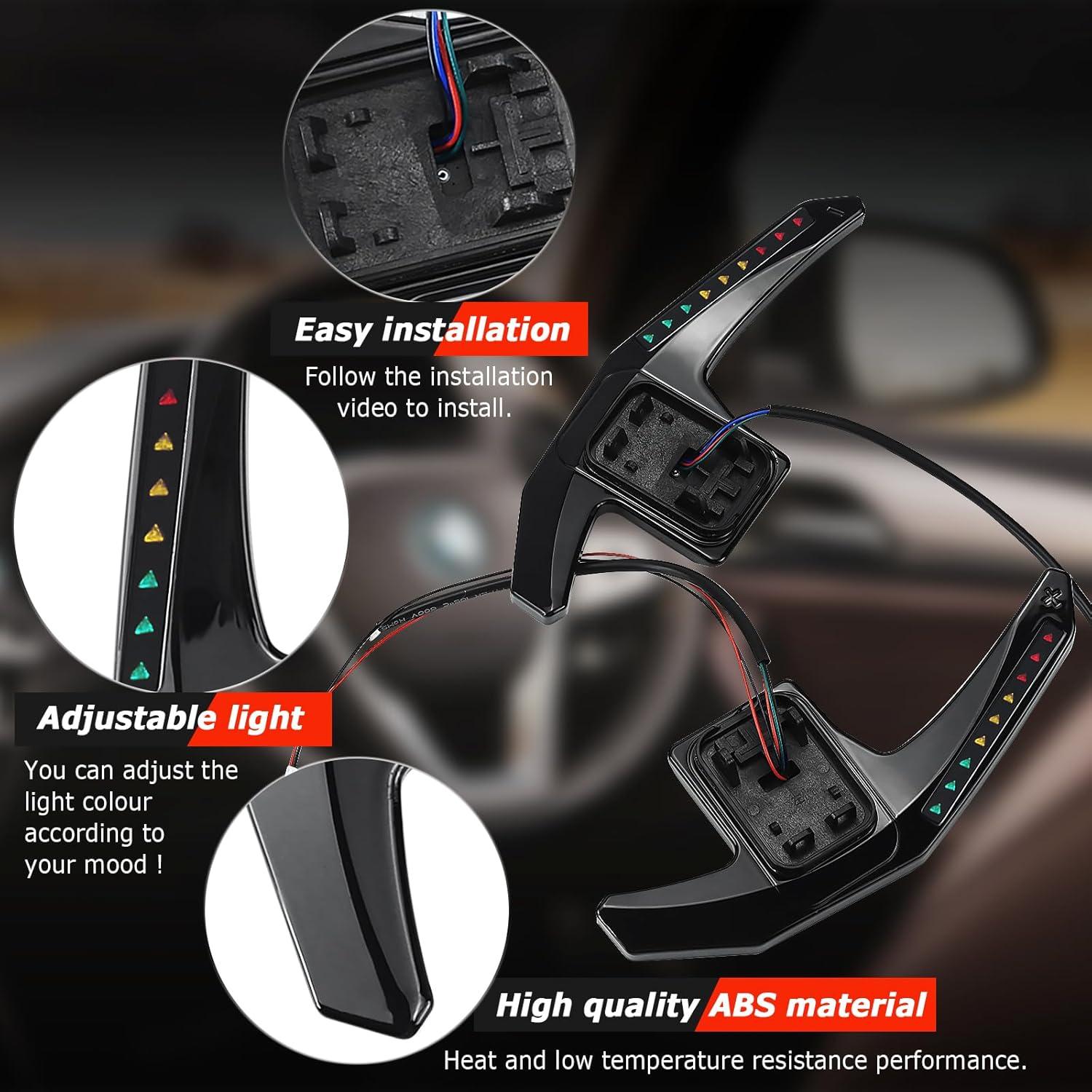 Extensión Palanca de Cambio LED QYMOPAY para BMW 2014+