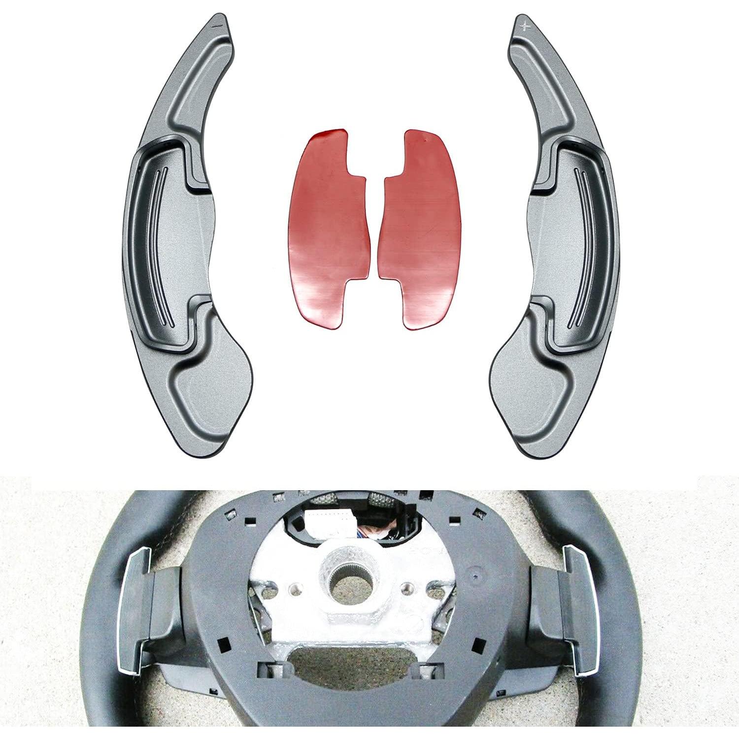 Extensiones de Palanca de Cambio iJDMTOY Aluminio CNC Gris Gunmetal