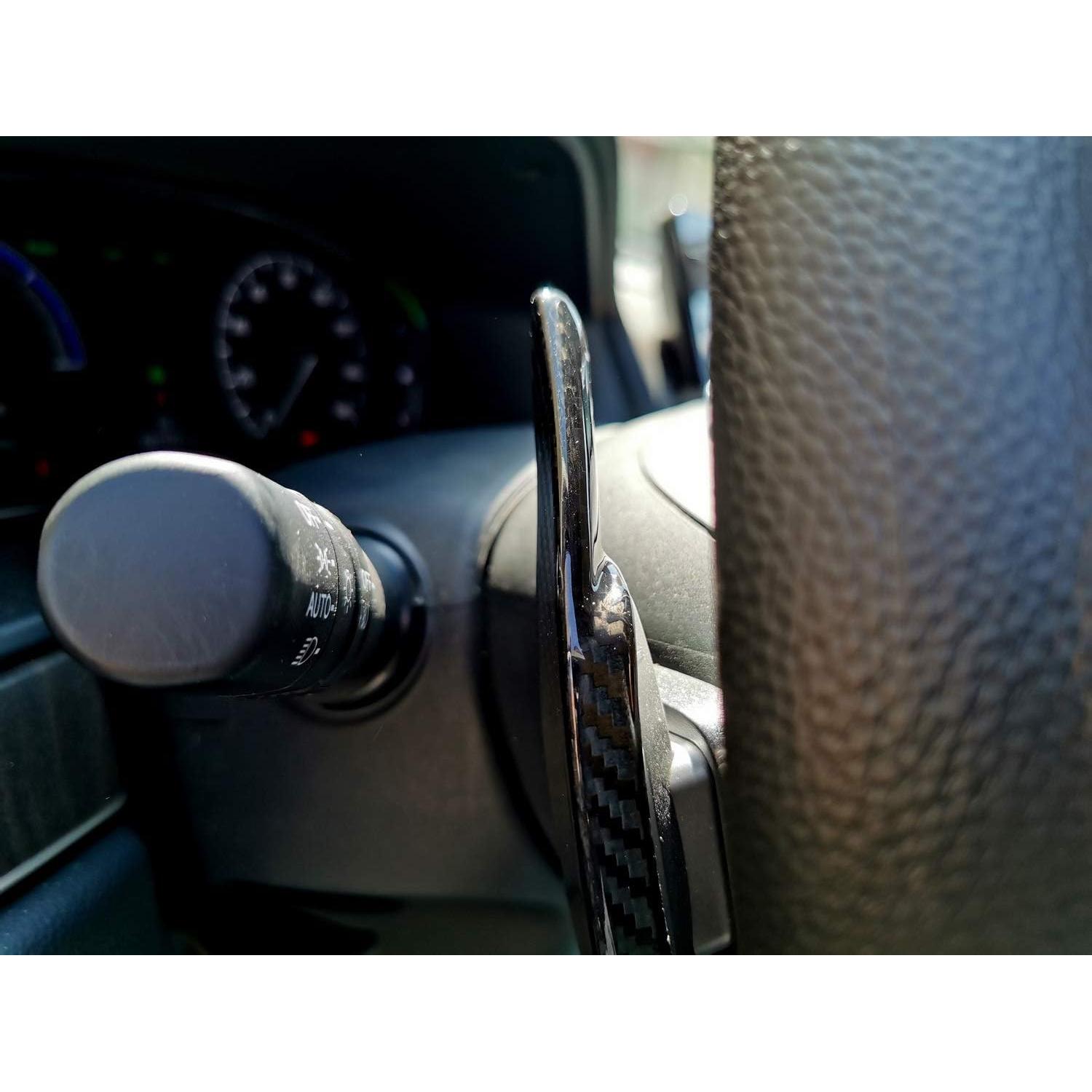 Extensiones de Palanca de Cambios iJDMTOY Fibra de Carbono Negro