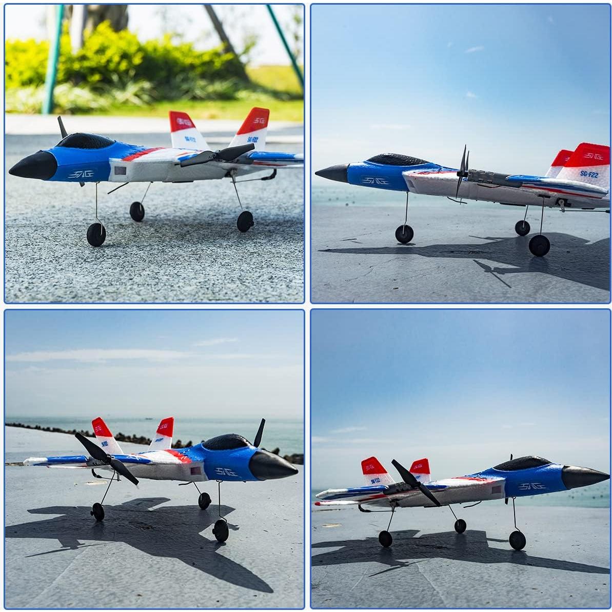 Avión RC F-22 Leopmase 4 Canales con Estabilizador