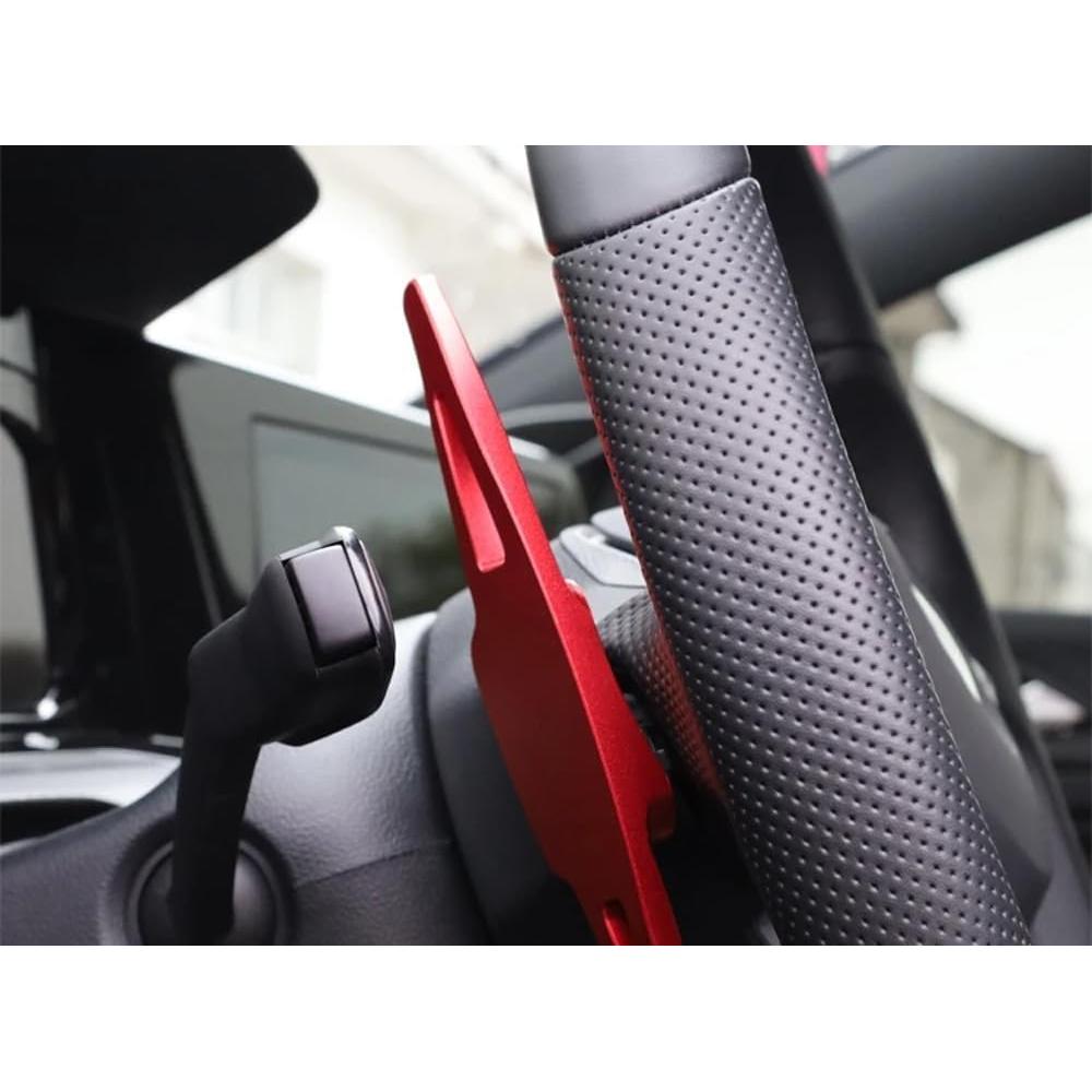 Extensiones de Palanca de Cambio iJDMTOY Rojo Aluminio para VW MK8