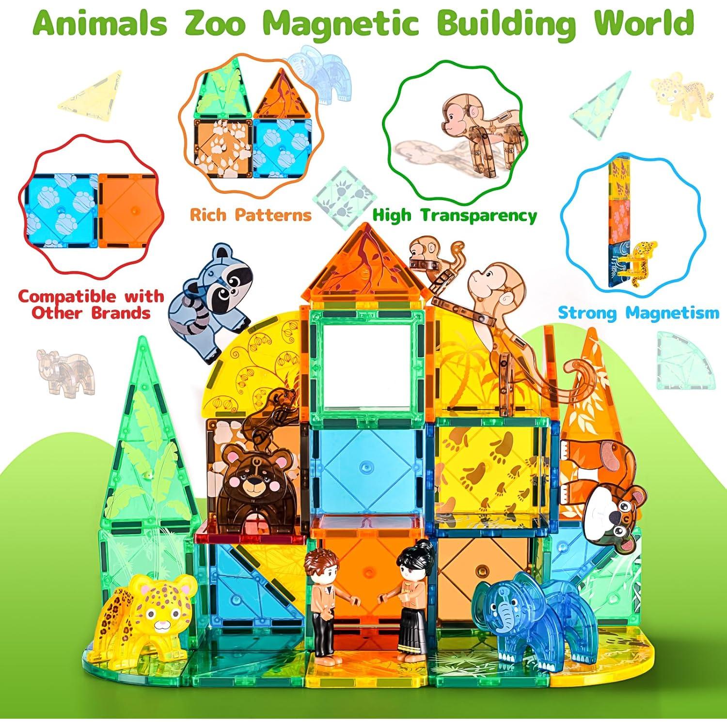 Juguetes Magnéticos ASAGO Animales Selva 23x16 cm