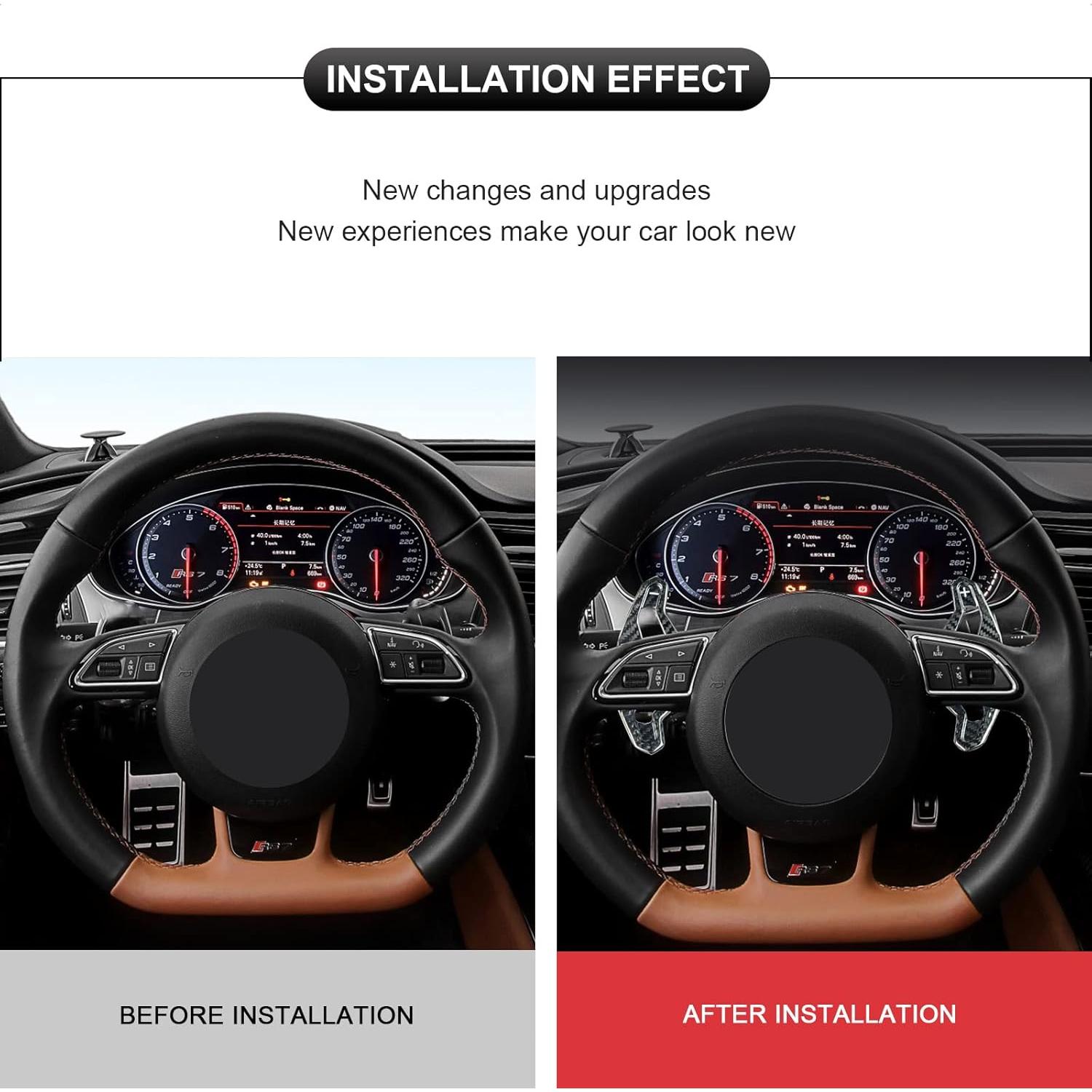 Palanca de Cambio de Fibra de Carbono SK CUSTOM para Audi