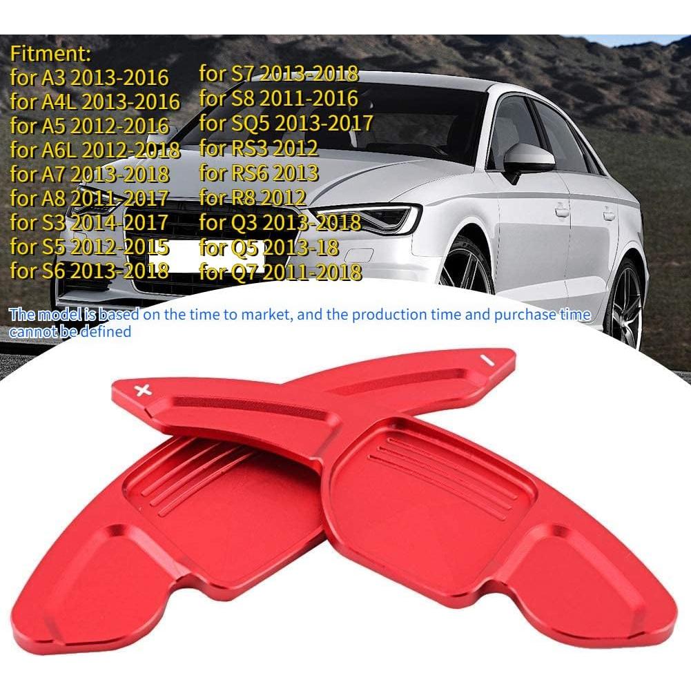 Palanca de Cambio de Volante KIMISS Rojo Brillante 2pcs