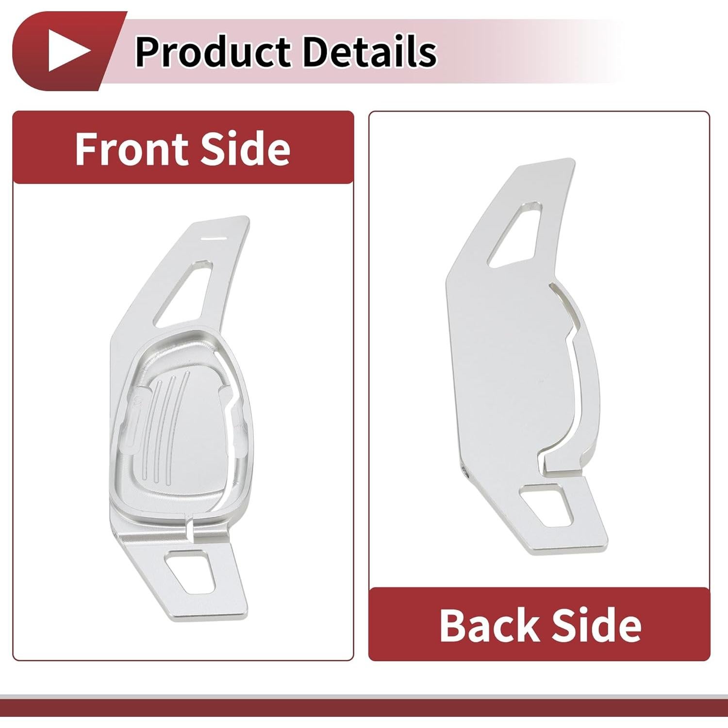 Extensiones de Palancas de Cambio Hihaha para Audi A5 2016 Plateado