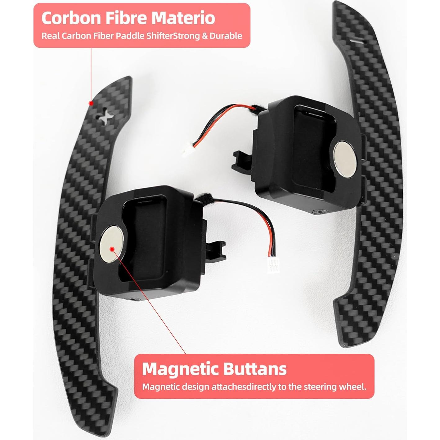 Palanca de Cambio Magnética OHC MOTORS Fibra de Carbono Audi