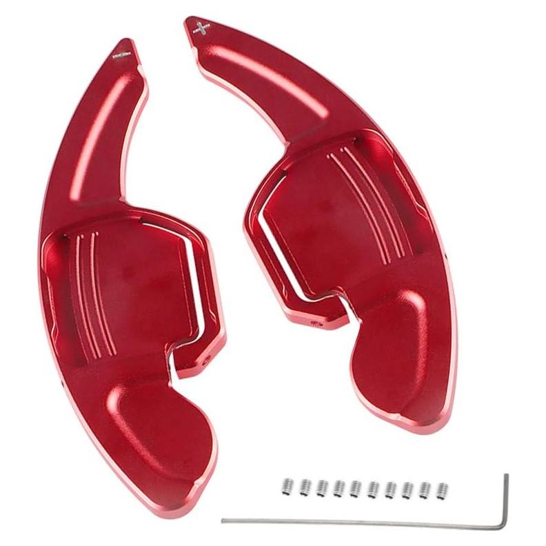 Extensiones de Palanca de Cambio Rojo SANRILY para Audi A3 A4 A5 A6 A7 A8 Q3 Q5 Q7 TT TTS S3 S5 S6 S7 S8 SQ5 RS3 RS6 R8