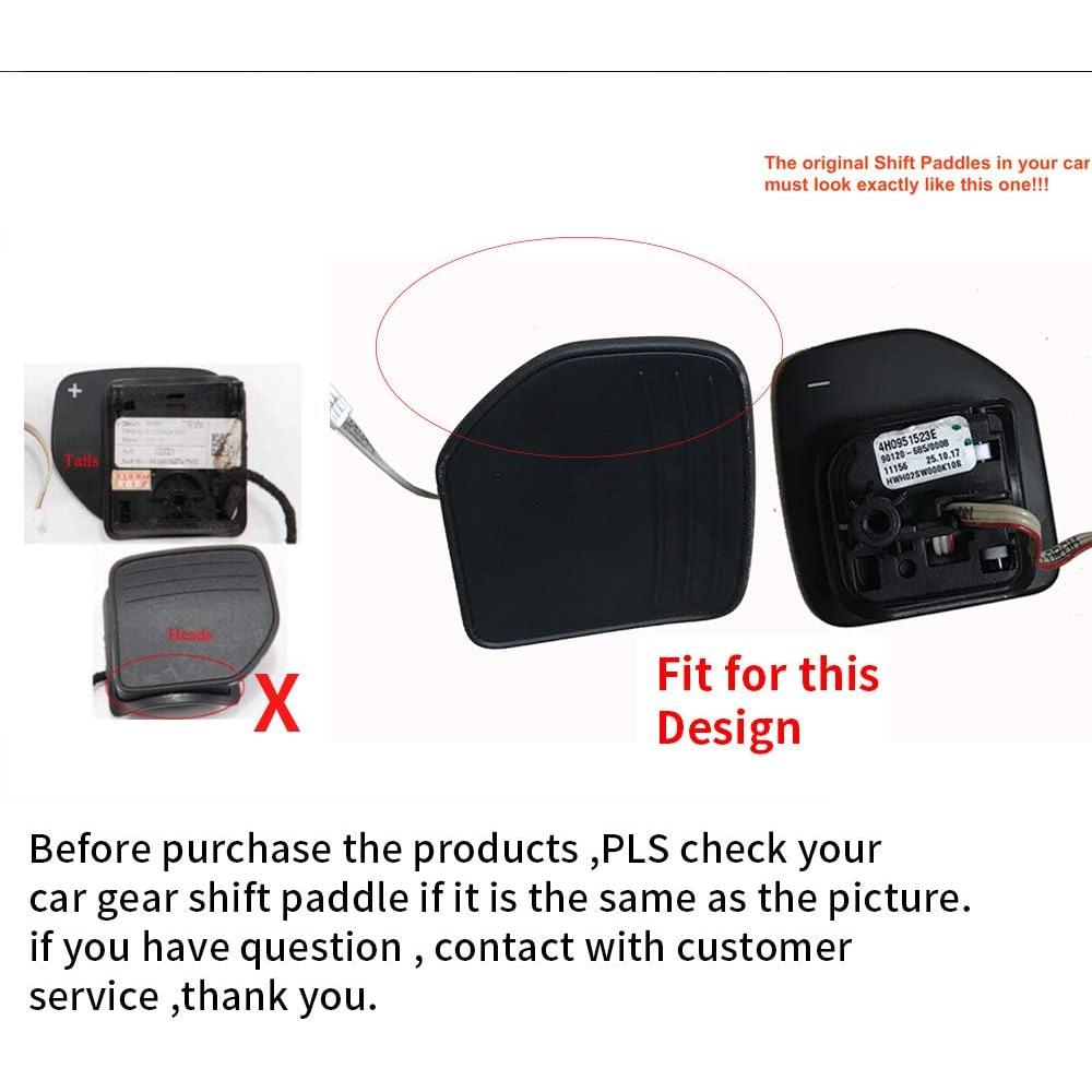 Extensiones de Palanca de Cambio Rojo SANRILY para Audi A3 A4 A5 A6 A7 A8 Q3 Q5 Q7 TT TTS S3 S5 S6 S7 S8 SQ5 RS3 RS6 R8