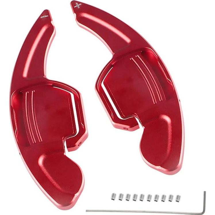 Extensiones de Palanca de Cambio Rojo SANRILY para Audi A3 A4 A5 A6 A7 A8 Q3 Q5 Q7 TT TTS S3 S5 S6 S7 S8 SQ5 RS3 RS6 R8