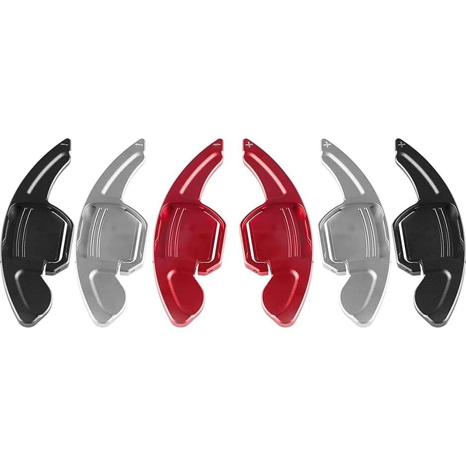 Extensiones de Palanca de Cambio Rojo SANRILY para Audi A3 A4 A5 A6 A7 A8 Q3 Q5 Q7 TT TTS S3 S5 S6 S7 S8 SQ5 RS3 RS6 R8