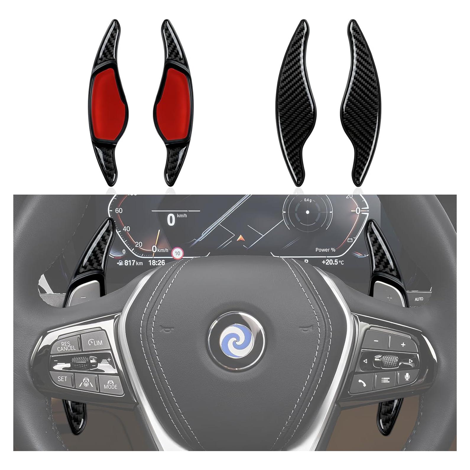 Extensiones de Palanca de Cambio HENGYUESHANG para BMW G20 G30 G31 G11 G14 X3 X4 X5 X6 X7 Z4 - 2 Piezas